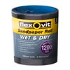 Flexovit 100mm x 5m 1200 Grit Wet And Dry Sandpaper Roll