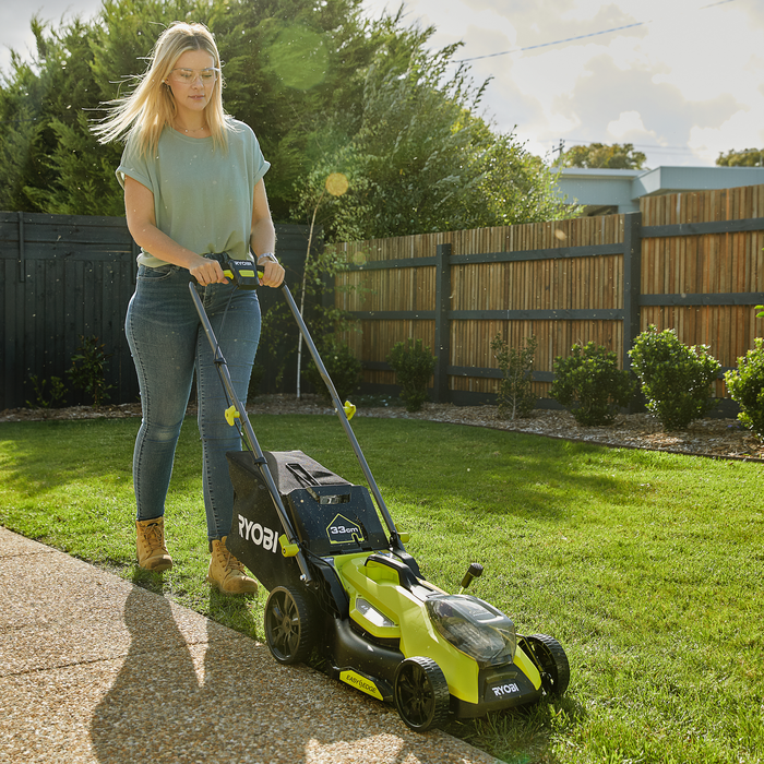 Ryobi 33cm lawn mower sales