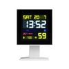 Newgate Monolith Lcd Alarm Clock White