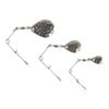 Swimerz Jig Spinner Med Hammered Nickel, 5 Pack