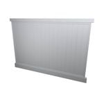 Think Fencing 2340 x 1800mm White Mystique PVC panel 