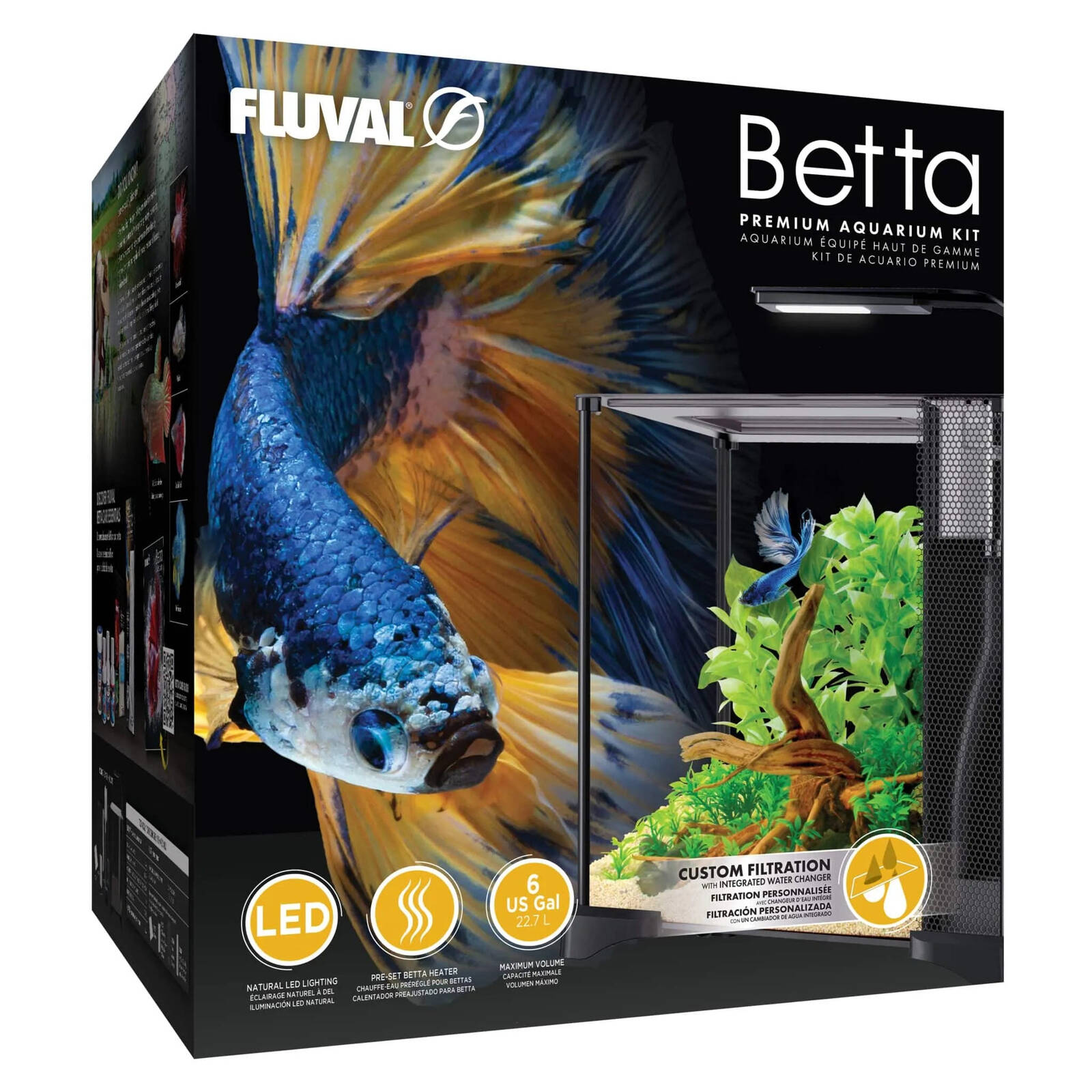 betta fish accessories australia AQUASMITH 2-Gallon All-in-One Tank  Silent Pump, 3-Stage Filtration & Easy Water Change, Perfect Self-Care Aquarium Kit for Kids & Beginners (White Pet Supplies Setting Up Your First Betta