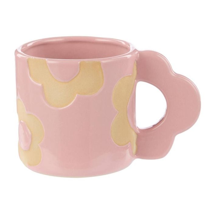 Emporium Posey 400ml Flower Mug - Pink