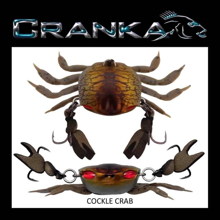 Cranka Crab 9.5g Sinking Hard Body Fishing Lure Cockle Crab