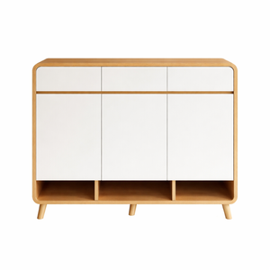 Foret 120cm Shoe Cabinet With Drawers Entryway Shoe Storage Cupboard