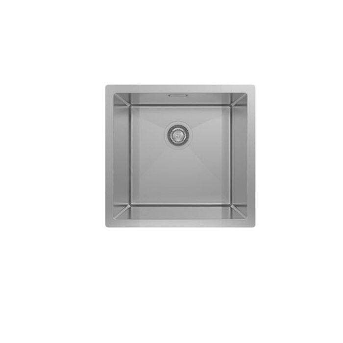 Amelie Deauville Kitchen Sink (Topmount & Undermount) 450x450x250mm (with Overflow) Stainless Steel BDOSSTRAWO35