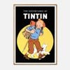 Galrie The Adventures of Tintin Classic Comic Art Print Nostalgic Decor Piece, Wood Frame, A2 42 x 60cm (16 x 24inch)