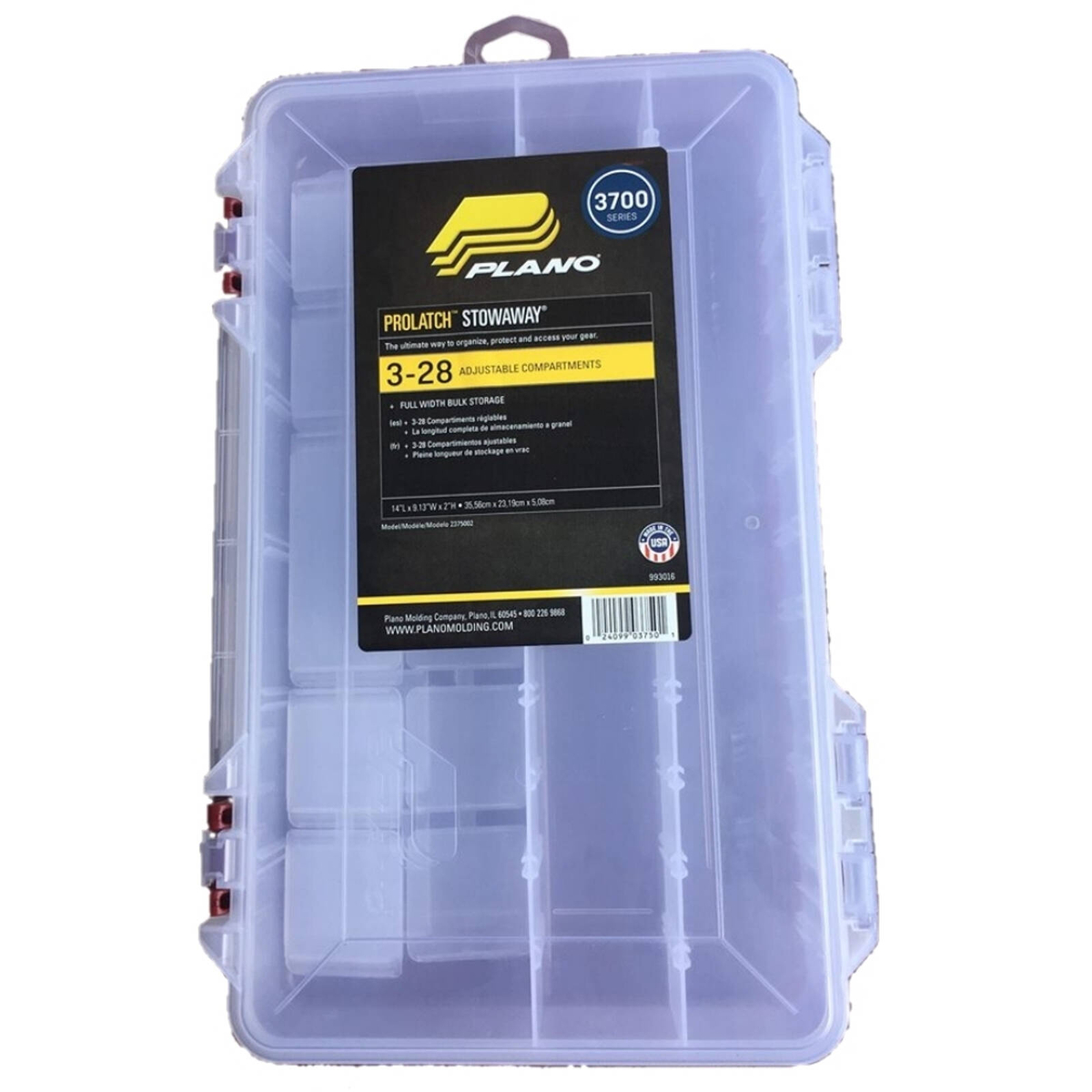 Plano 23750 Pro Latch Stowaway Tackle Box-Tackle Tray With Up To 28 ...