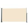 Elora Side Awning Sun Shade Indoor Outdoor Blinds Retractable Screen Beige1.8X3M