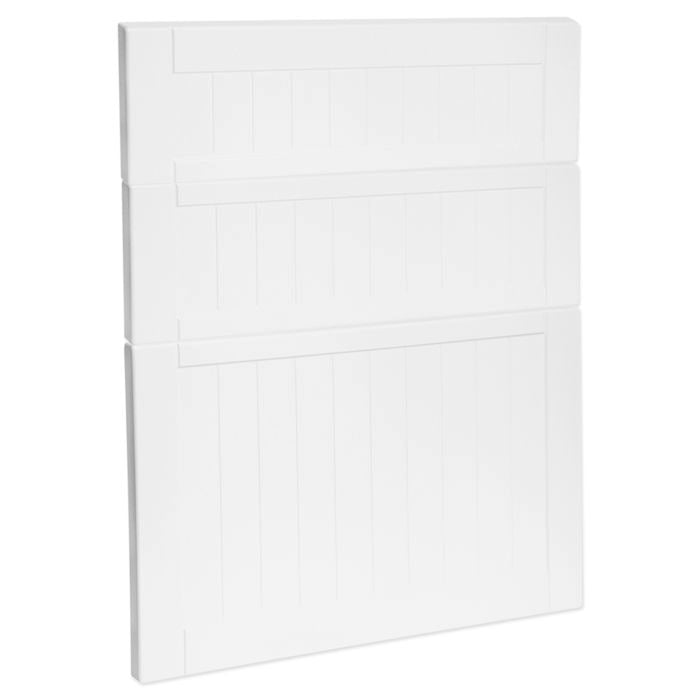 Kaboodle 600mm Vanilla Essence Country 3 Drawer Panels