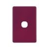 DETA S-Line Orchid Flower 1 Gang Switch Cover Plate