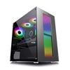 Armaggeddon Tron Vii Tempered Glass Matx Gaming Case Black