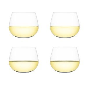 Set Of 4 Steamless B+ Wine Glasses 540ml 23x23x10cm White Plumm