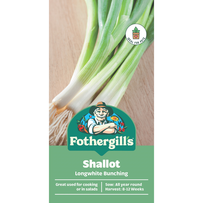 Fothergill's Longwhite Bunching Shallot Vegetable Seeds