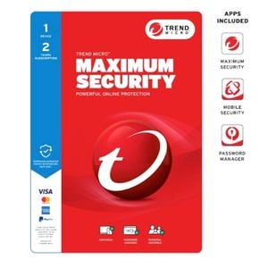Trend Micro Maximum Security (1 Device) 2yr Retail Mini Box Auto Renew