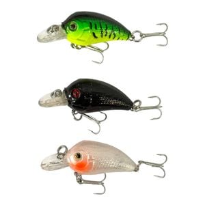 Force10 5cm Assorted Colors 3 Pack Outback Lures Jewel 5 Fishing Lure