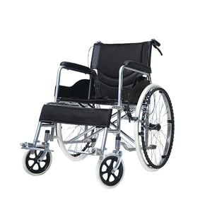 Medipro 24" Foldable Wheelchair Manual Folding Wheel Chair Portable Lightweight