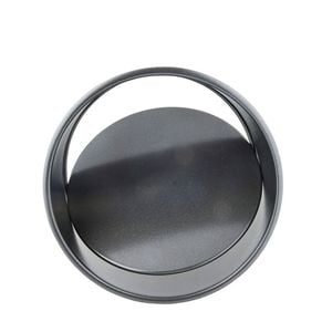Mastercraft 20cm Heavy Loose Base Non-Stick Round Deep Cake Pan - Black