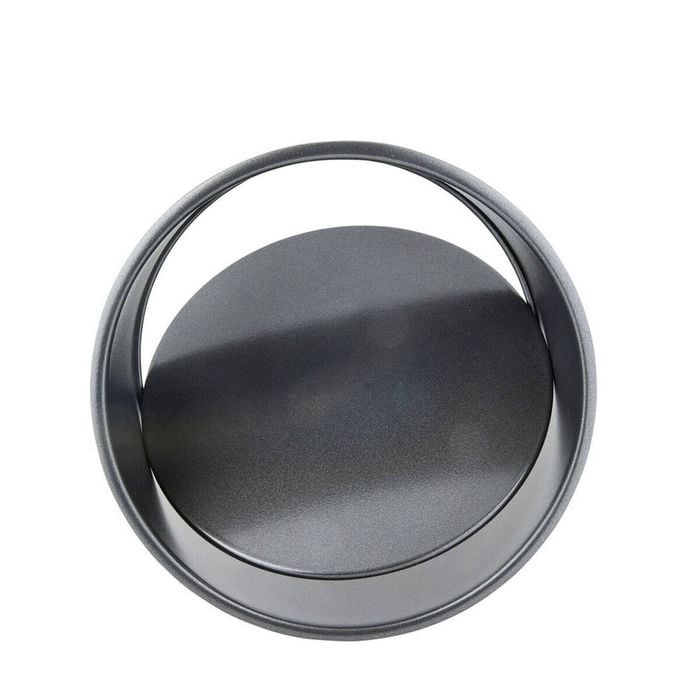 Mastercraft 20cm Heavy Loose Base Non-Stick Round Deep Cake Pan - Black