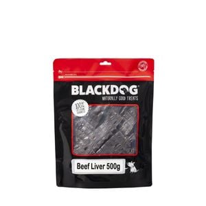 Blackdog Beef Liver Natural Dog Chew Treats 500g