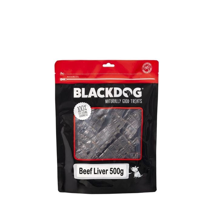 Blackdog Beef Liver Natural Dog Chew Treats 500g