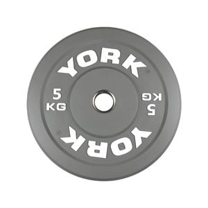 York 5KG Colour Rubber Training Bumper Plate Single