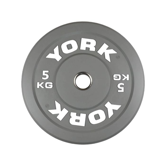 York 5KG Colour Rubber Training Bumper Plate Single