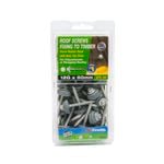 Zenith 12G x 50mm Galvanised Dome Washer Head Roof Screws - 50 Pack