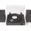 Crosley Zane 3-speed Bluetooth Vinyl Record Player Turntable, With Matching Stereo Speakers - Black