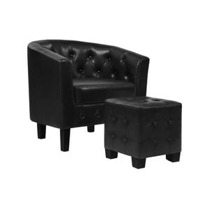 Artiss Armchair Ottoman Ava
