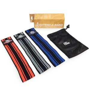 Fabric Resistance Loops Set - 3 Levels For Full-body Workout 66fit