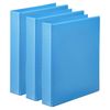 3x Marbig Clearview 4 D-ring 50mm A4 Insert Binder File Paper Organiser Marine