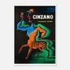 Galrie Cinzano Toujours Favori 1950 Vintage Alcohol Art Poster for Home Decor, Poster Only, A0 84 x 119cm (33 X 47inch)