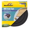 Moroday 9 x 9.5mm x 5m Grey NBR Foam Tape