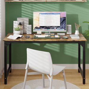 Ufurniture Office Desk Computer Table 120*60cm Walnut