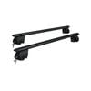 Universal Car Roof Rack Aluminium Adjustable 135cm Black 90kgs