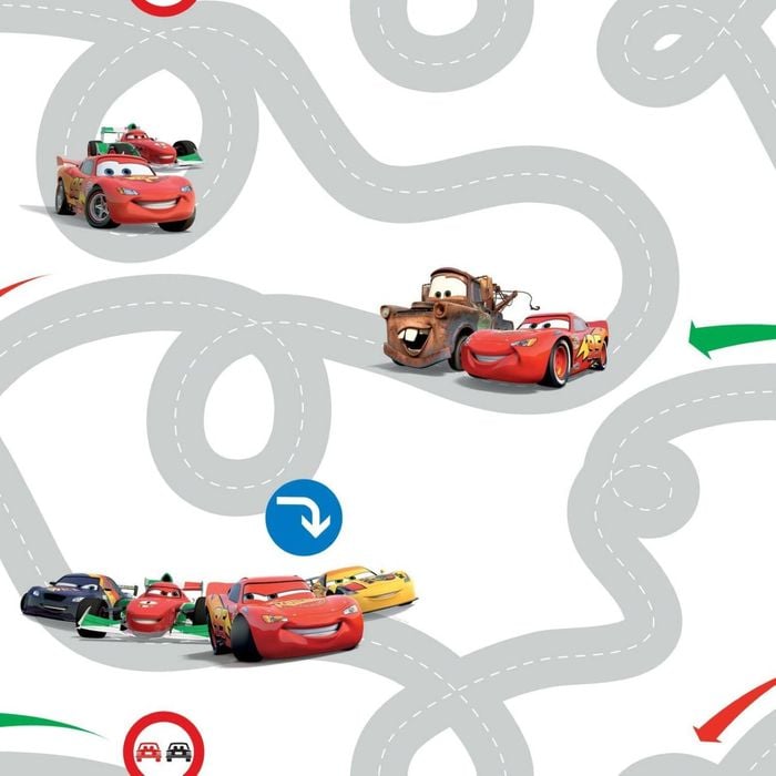 Graham and Brown 52cm x 10m Cars Racetrack Wallpaper