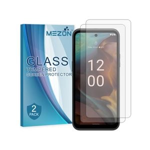 2 Pack MEZON Nokia XR21 Clear Tempered Glass Screen Protectors