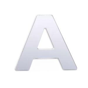 Sandleford 25mm Silver Self Adhesive House Letter A - A