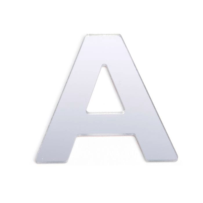 Sandleford 25mm Silver Self Adhesive House Letter A - A