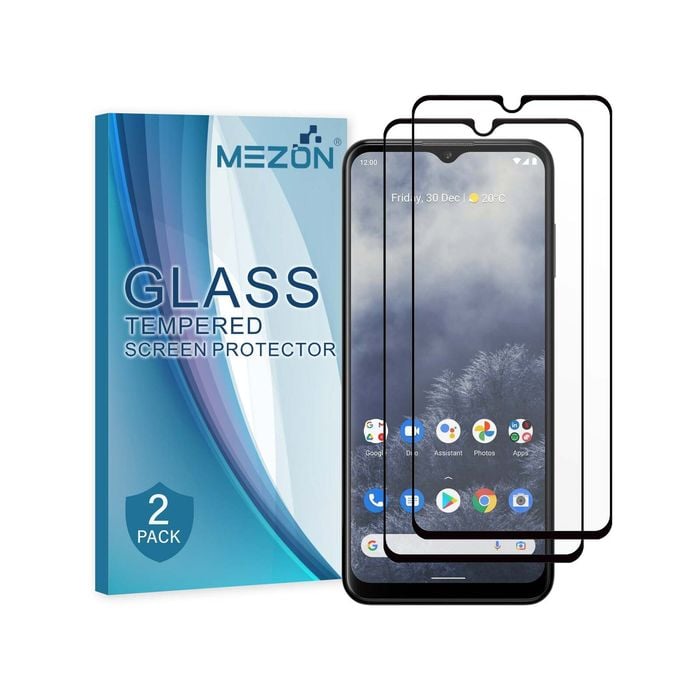 2 Pack MEZON Nokia G60 5G Full Cover Tempered Glass Screen Protectors