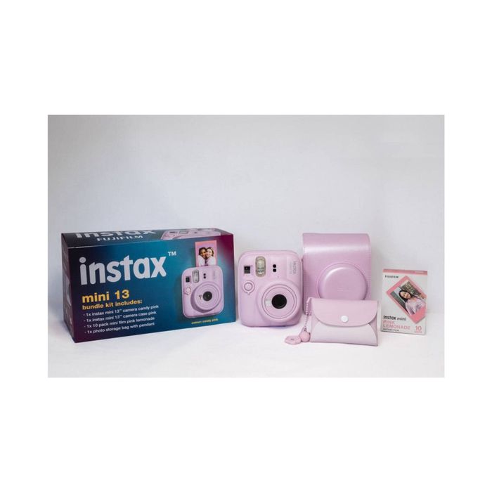 FUJIFILM INSTAX Mini 13 Xmas Bundle - Candy Pink