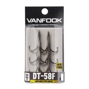 Vanfook DT58F Predator PTFE Coated Treble Fishing Hook 4