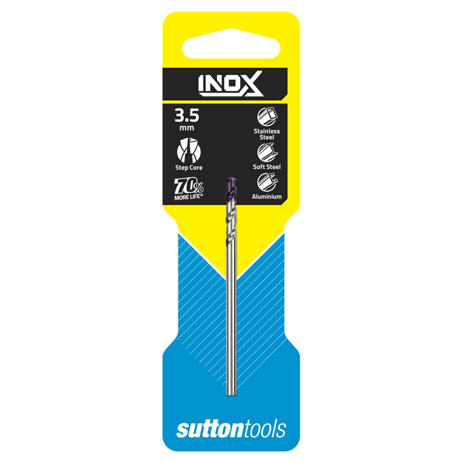 Sutton Tools 3.5mm INOX Stainless Steel Jobber Drill Bit product image