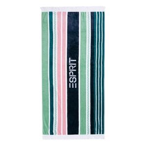 Esprit Cotton Beach/Bath Towel Stripe Terry Reverse 80x160cm Sunscape Multi