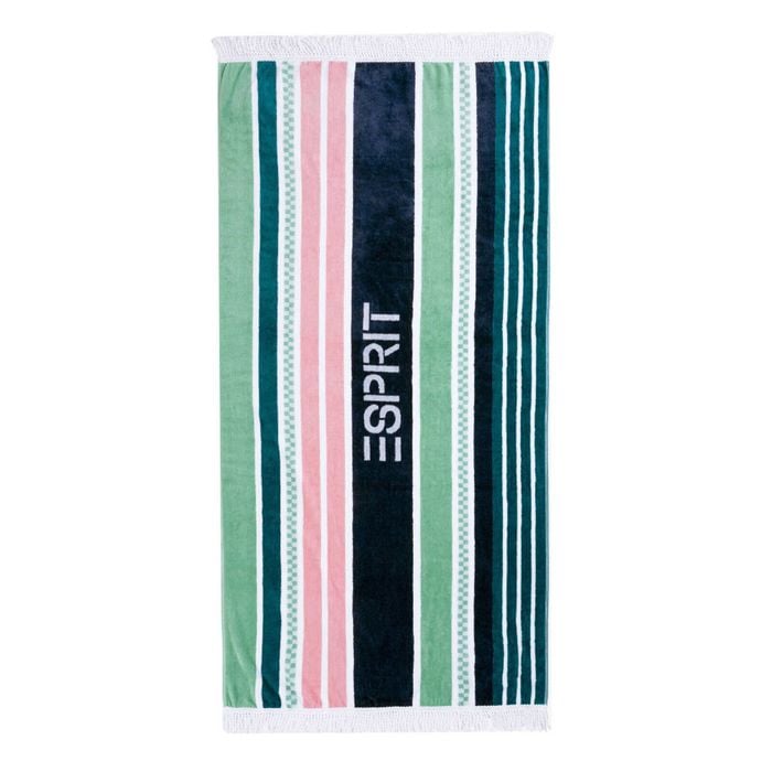 Esprit Cotton Beach/Bath Towel Stripe Terry Reverse 80x160cm Sunscape Multi