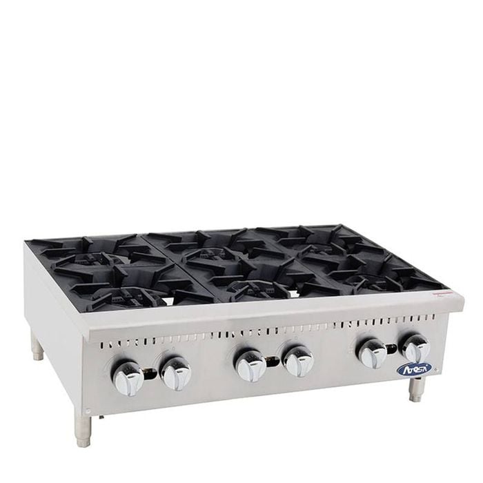 Cookrite 6 Burner Cook Tops LPG ATHP-36-6-LPG