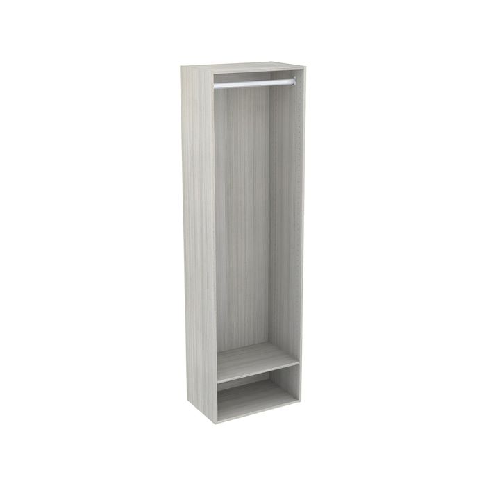 Lugna 2048 x 600 x 380mm Mist Single Hangrail Storage Cabinet