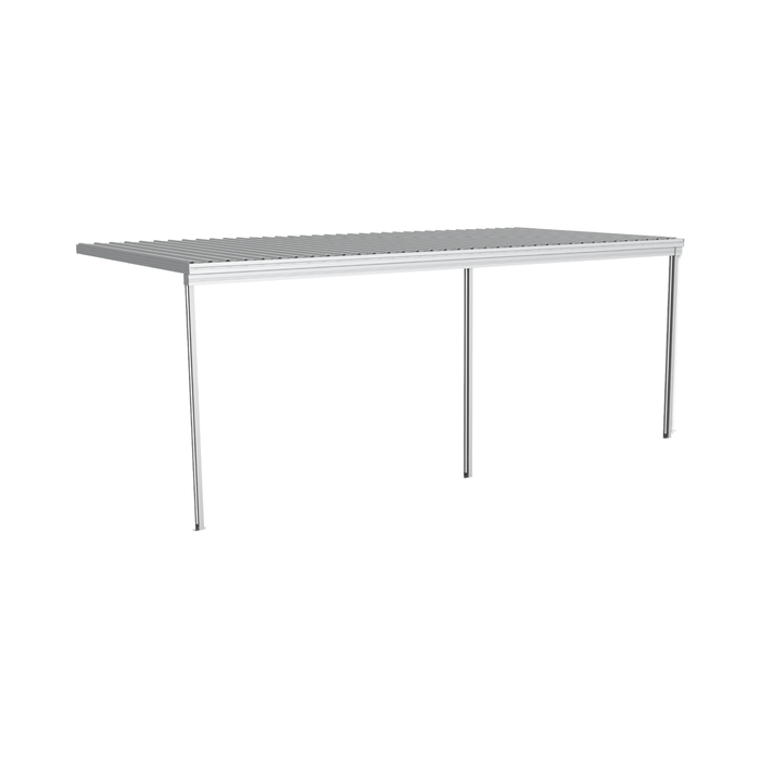 Absco Structures 6.00 x 3.00 x 3.00 Zincalume Double Patio Cover