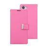 Goospery Rich Diary Case for Samsung Galaxy S23 - Hot Pink